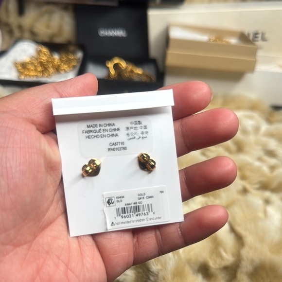 Kate Spade Gold Anchor Earrings - Picture 3 of 3